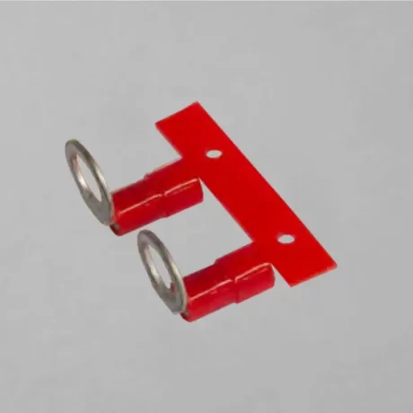 Non -Insulated 90° Right Angle T Shaped Spade Terminal KS01 Series red